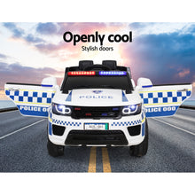 Load image into Gallery viewer, Rigo Kids Ride On Car Inspired Patrol Police Electric Powered Toy Cars White

