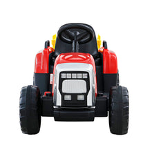 Load image into Gallery viewer, Rigo Ride On Car Tractor Trailer Toy Kids Electric Cars 12V Battery Red
