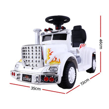 Load image into Gallery viewer, Ride On Cars Kids Electric Toys Car Battery Truck Childrens Motorbike Toy Rigo White
