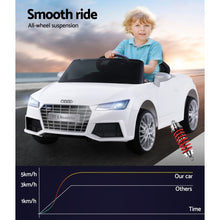 Load image into Gallery viewer, Audi Licensed Kids Ride On Cars Electric Car Children Toy Cars Battery White
