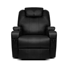 Load image into Gallery viewer, Artiss Recliner Chair Electric Massage Chairs Heated Lounge Sofa Leather
