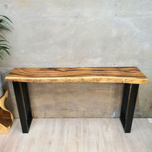 Load image into Gallery viewer, Side Console Table, Hallway Table 1,5 Meters solid raintree wood
