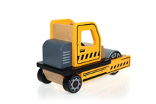 Load image into Gallery viewer, Toy Road Roller Wooden Construction Roller Movable Parts-Large 28 cm -gift ready
