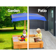 Load image into Gallery viewer, Keezi Outdoor Canopy Sand Pit
