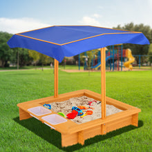 Load image into Gallery viewer, Keezi Outdoor Canopy Sand Pit
