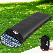 Load image into Gallery viewer, Weisshorn Sleeping Bag Single Camping Hiking Winter Thermal Grey
