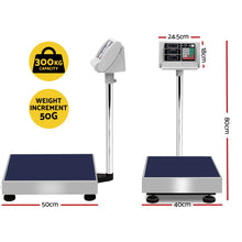 Load image into Gallery viewer, 300KG Digital Platform Scale Electronic Scales Shop Market Commercial Postal
