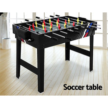 Load image into Gallery viewer, 4FT 4-In-1 Soccer Table Tennis Ice Hockey Pool Game Football Foosball Kids Adult
