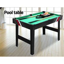 Load image into Gallery viewer, 4FT 4-In-1 Soccer Table Tennis Ice Hockey Pool Game Football Foosball Kids Adult
