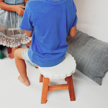 Load image into Gallery viewer, Kids Chair Wooden Stool Animal OWL Theme Children’s Chair and Toddlers Stepping Stool.
