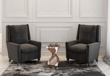 Load image into Gallery viewer, Single Twist stool side table Acacia wood Side Table/Corner Table Bar stool-Medium 50 cm height.
