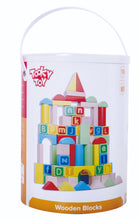 Load image into Gallery viewer, Kids Wooden Blocks 80 Pcs - Rec. Age: 24 months +
