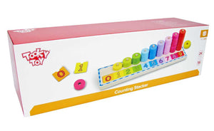 Counting Stacker with numbers toy Tower shapes Learn to Count Stacker.