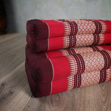 Load image into Gallery viewer, Thai kapok cushion 3-Fold Zafu Meditation Cushion Set-100% Kapok Fibre.
