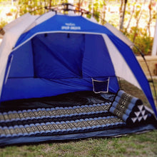 Load image into Gallery viewer, Thai kapok cushion Day bed Roll Up Mattress Foldout Mat for camping or motorbike trips in comfort Natural Kapok Filled Red Blue Green dark red options
