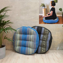 Load image into Gallery viewer, Thai kapok cushion Jumbo Size Zafu Meditation Cushion Filled with Natural Kapok Fiber
