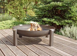 ALFRED RIESS Darvaza Stainless Steel Fire Pit - Large
