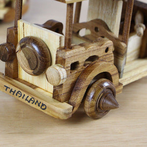 Wooden Tuk Tuk Taxi scooter Toy