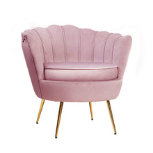 Load image into Gallery viewer, Artiss Armchair Lounge Chair Accent Armchairs Retro Single Sofa Velvet Pink
