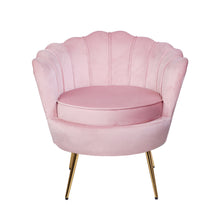 Load image into Gallery viewer, Artiss Armchair Lounge Chair Accent Armchairs Retro Single Sofa Velvet Pink
