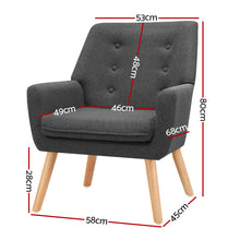 Load image into Gallery viewer, Armchair Tub Single Dining Chair
