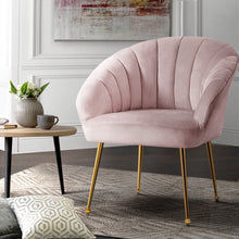 Load image into Gallery viewer, Artiss Armchair Lounge Chair Armchairs Accent Chairs Velvet Sofa Pink Couch
