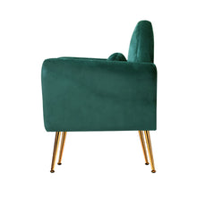 Load image into Gallery viewer, Artiss Armchair Lounge Chair Accent Armchairs Chairs Sofa Green Cushion Velvet
