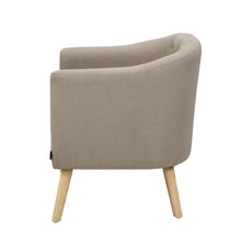 Load image into Gallery viewer, Artiss ADORA Armchair Tub Chair Single Accent Armchairs Sofa Lounge Fabric Beige
