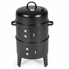Load image into Gallery viewer, SOGA 3 In 1 Barbecue Smoker Outdoor Charcoal BBQ Grill Camping Picnic Fishing
