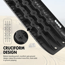 Load image into Gallery viewer, X-BULL KIT1 Recovery track Board Traction Sand trucks strap mounting 4x4 Sand Snow Car BLACK
