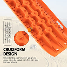 Load image into Gallery viewer, X-BULL KIT1 Recovery track Board Traction Sand trucks strap mounting 4x4 Sand Snow Car ORANGE
