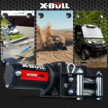 Load image into Gallery viewer, X-BULL Electric Winch 4500LBS/2041KG Steel Cable Wireless Remote Boat ATV 4WD
