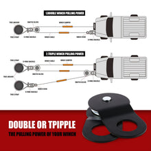 Load image into Gallery viewer, X-BULL Recovery Kit 4WD Winch Recovery kit Snatch Strap Recovery Tracks Gen3.0 Green
