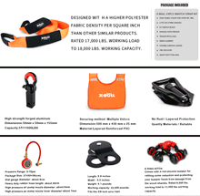 Load image into Gallery viewer, X-BULL 4WD Recovery Kit Snatch Strap / Recovery Tracks Gen3.0 Black/ Mounting pins
