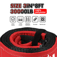 Load image into Gallery viewer, X-BULL 4WD Recovery Kit 15PCS Winch Recovery track Kinetic Rope Snatch Strap 4X4
