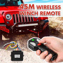 Load image into Gallery viewer, X-BULL Winch Solenoid Relay Wiring Controller 500A 12V and 150ft Wireless Remote 4T Block Pulley
