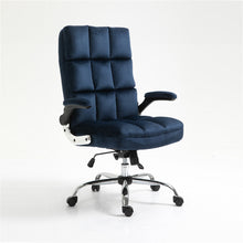 Load image into Gallery viewer, Velvet Home Ergonomic Swivel Adjustable Tilt Angle and Flip-up Arms Office Chair
