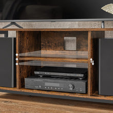 Load image into Gallery viewer, TV Cabinet Shelf with Open Compartments Brown and Black LTV060B01
