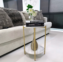 Load image into Gallery viewer, Interior Ave - Alba Gold Side Table
