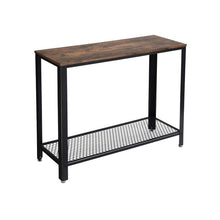 Load image into Gallery viewer, Console Table with Mesh Shelf
