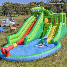 Load image into Gallery viewer, Lifespan Kids Crocadoo Slide &amp; Splash
