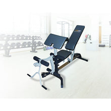 Load image into Gallery viewer, FID Flat Incline Decline Bench Press w/ Leg Extension
