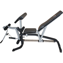Load image into Gallery viewer, FID Flat Incline Decline Bench Press w/ Leg Extension
