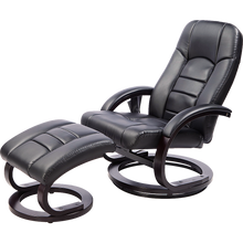 Load image into Gallery viewer, PU Leather Massage Chair Recliner Ottoman Lounge Remote
