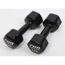 Load image into Gallery viewer, 5kg Dumbbells Pair PVC Hand Weights Rubber Coated
