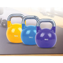 Load image into Gallery viewer, 8KG, 12KG, 16KG Pro-Grade Steel KettleBell Set
