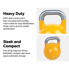 Load image into Gallery viewer, 16KG Pro-Grade Steel KettleBell
