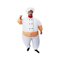 Load image into Gallery viewer, CHEF Fancy Dress Inflatable Suit -Fan Operated Costume
