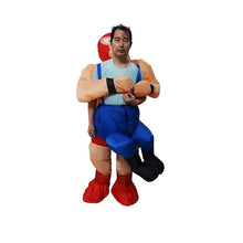 Load image into Gallery viewer, WRESTLER Fancy Dress Inflatable Suit -Fan Operated Costume
