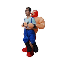 Load image into Gallery viewer, WRESTLER Fancy Dress Inflatable Suit -Fan Operated Costume
